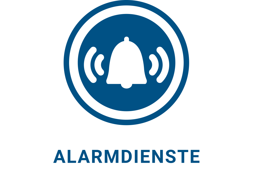 Icon Alarmdienste blau - Rupprecht Alarmruf-Wachzentrale GmbH, Philipp-Reis-Straße 6, 59065 Hamm, Telefon 02381 - 67 50 55
