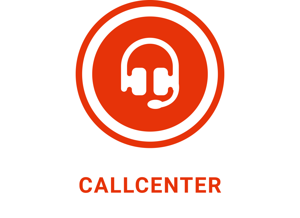 Icon Callcenter rot - Rupprecht Alarmruf-Wachzentrale GmbH, Philipp-Reis-Straße 6, 59065 Hamm, Telefon 02381 - 67 50 55