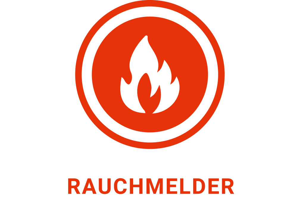 Icon Rauchmelder rot - Rupprecht Alarmruf-Wachzentrale GmbH, Philipp-Reis-Straße 6, 59065 Hamm, Telefon 02381 - 67 50 55